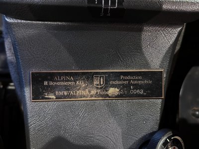 1986 BMW Alpina B7 照片 72