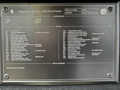 2025 Ferrari ROMA SPIDER — миниатюра 11