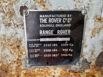 1973 LAND Rover RANGE ROVER 照片 12